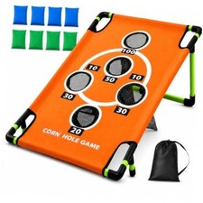 2026 Cornhole Board with 8 Bean Bags 3x2 FT Rating 2026