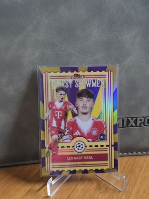 Lennart Karl Rc Bayern Monaco Topps Finest Ucc 2025-26 Showmen /75