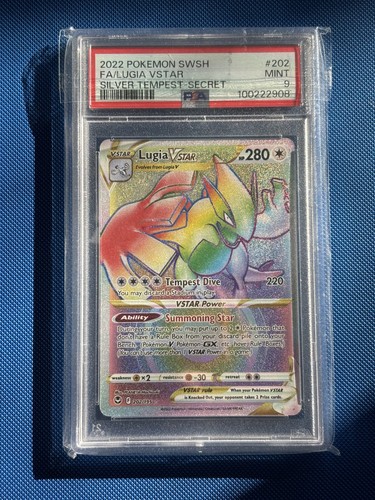 Lugia VSTAR graded PSA 9 for sale on eBay