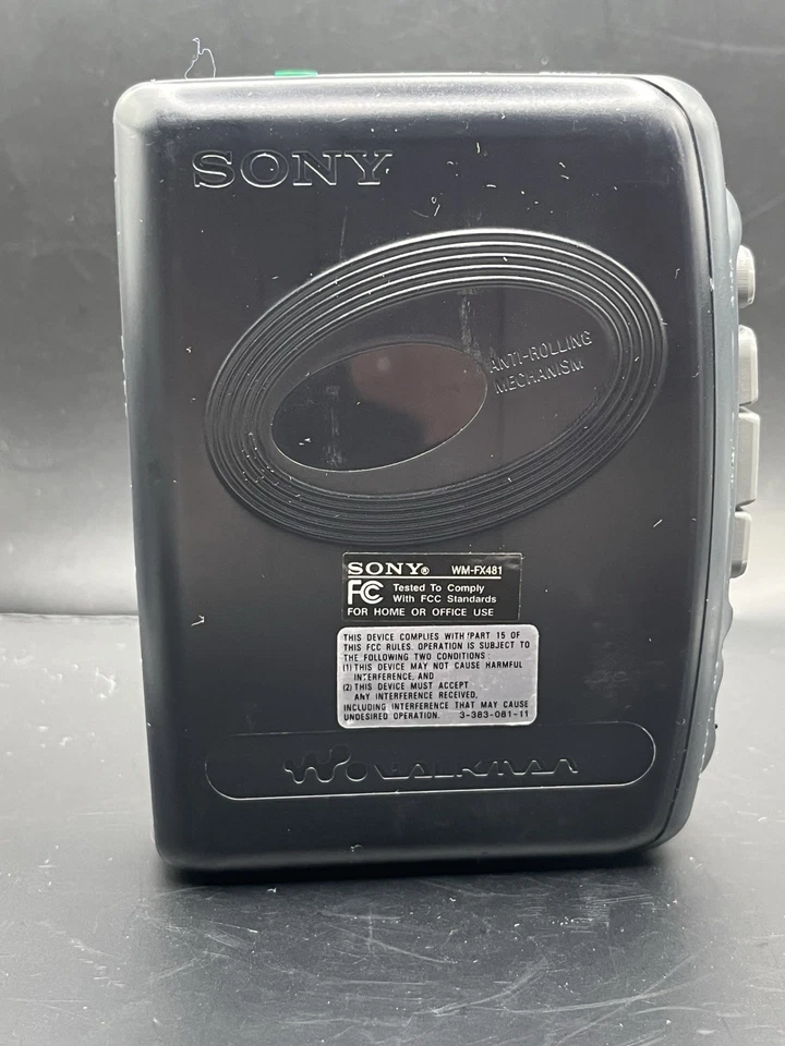 Sony Walkman WM-FX481 FM/AM Radio Cassette Reproductor de Cinta NUEVO CINTURÓN Probado y Funciona Foto 4 de 4