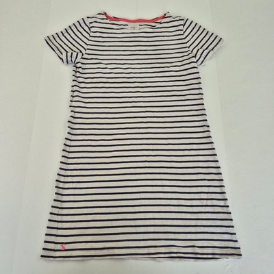 JOULES Kleid 14 Streifen Damen Baumwolle Freizeit Mariners Grade T-Shirt