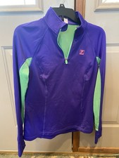 Women  s Fila 1/4 Zip Active Top In Great Condition Medium