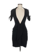 PrettyLittleThing Women Black Cocktail Dress 6