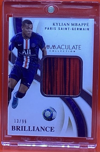 2020 Immaculate Kylian Mbappé PSG Brilliance Patch /99