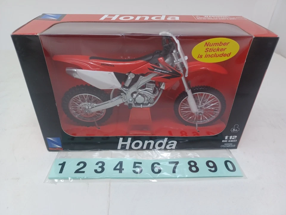 Nuevo Ray RoadRider Collection Honda CRF450R 2006 1:12 DieCast Foto 4 de 4