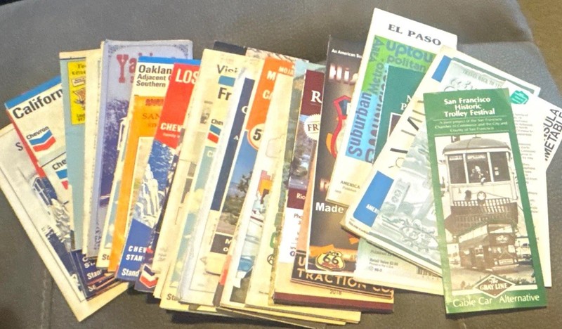Vintage Mixed Lot Travel Maps & Brochures 1930’s and up.