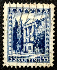 Lettland 1934 Mi236 Außenministerium Riga Briefmarke old Stamp Sello Timbre used