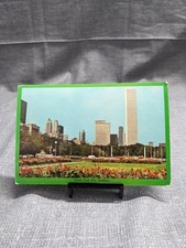 Vintage Grant Park Rose Gardens Chicago Postcard by Aero Distributing