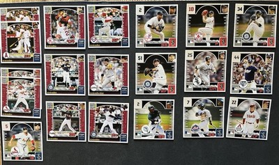 2009 Enterplay Fan Pak Headlines Standees Jeter, Griffey Jr, Ichiro, Guerrero