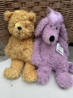 Jellycat Bunglie Pink Poodle Dog Small BNWT & Bunglie Bear BNWOT