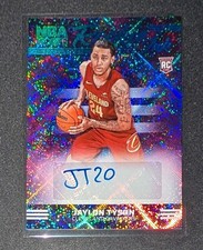 2024-25 Panini NBA Hoops Jaylon Tyson Rookie Ink Auto 1/1 Platinum RC
