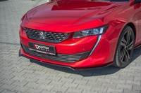 Maxton Design Frontlippe V.1 Passend FüR Peugeot 508 GT Mk2 Schwarz Hochglanz