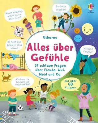 Alles über Gefühle: Über 60 schlaue Fragen über Buch Usborne Publishing