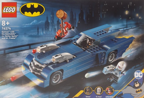 Lego® Super Heroes 76274 Batman Im Batmobil Vs. Harley Quinn Und Mr. Free-image
