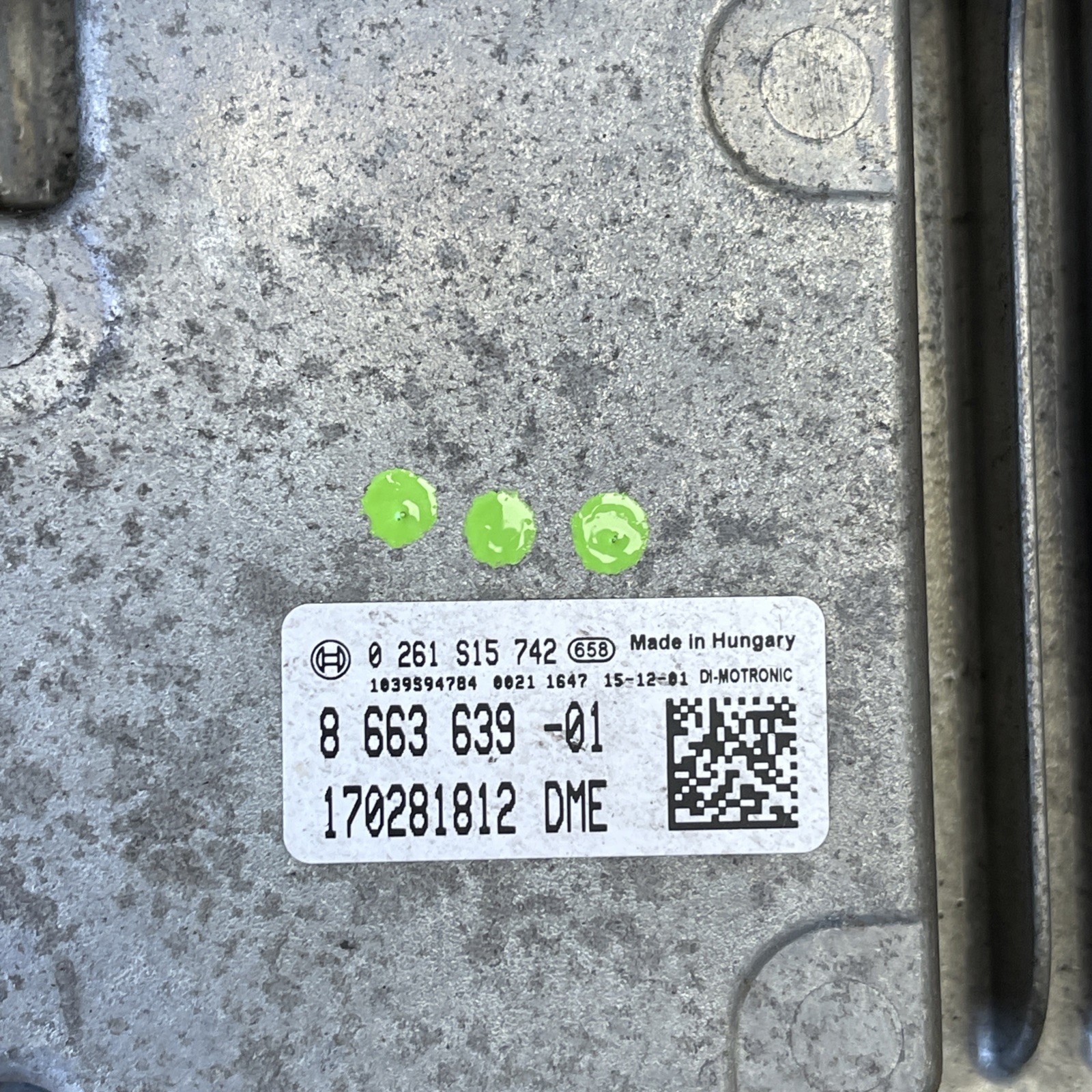 2014-2020 BMW i8 I12 1.5L AWD Engine Control Computer Module ECM Unit OEM