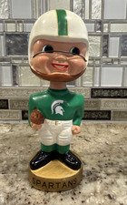 1968-70 Michigan State Football Bobbing Head  Nodder Gold Base *Custom*