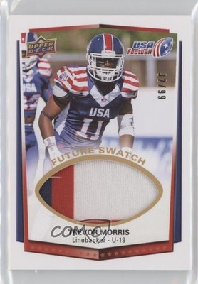 2015 Upper Deck USA Football U-19 Future Swatch 32/99 Trevor Morris Patch 0h1