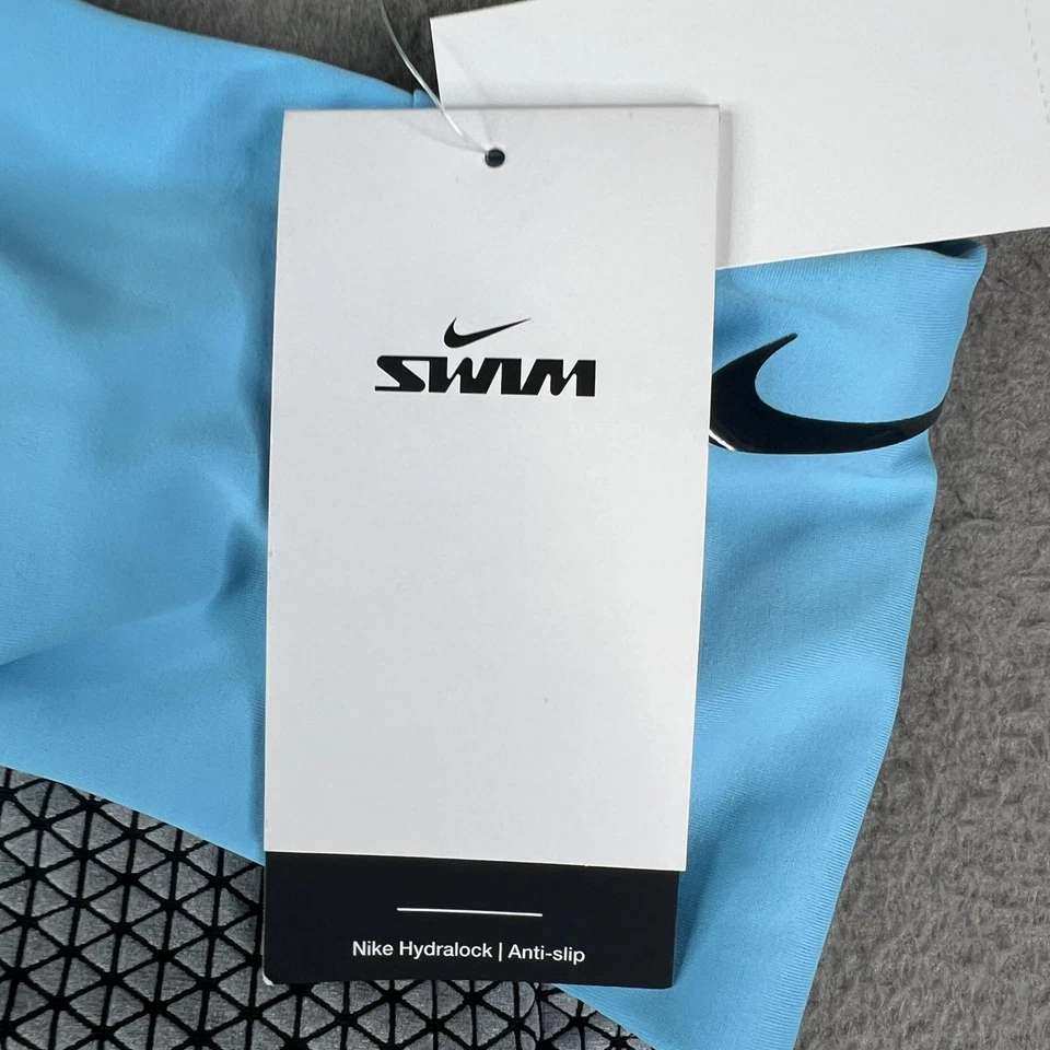 Nike Natación Bikini Parte Inferior Mujer Grande Azul Hydralock Antideslizante Traje de Baño NESSC190 Foto 4 de 4