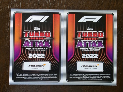 2022 Topps F1 Turbo Attax Lando Norris Epic Moment #274 (2) - Bild 2 von 2