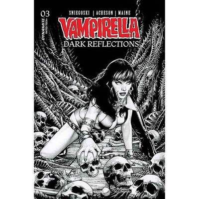 Vampirella Dark Reflections #3 Cover O Anacleto Line Art Dynamite Entertainment