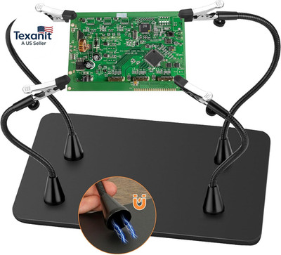 Extra Magnetic Helping Hands Soldering Third Hand, Soldering Station with Alliga