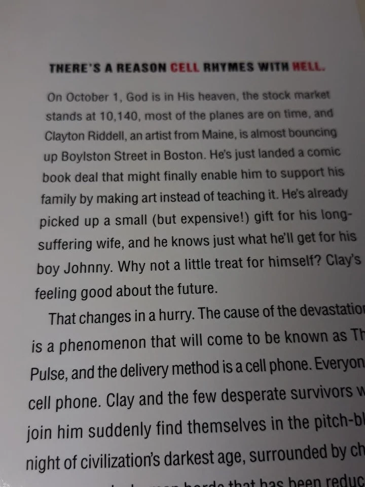 Lot of 2 Stephen King Peter Straub The Talisman & Cell Hardcovers w/ DJ Foto 4 de 4