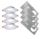 HALO 6 in. Selectable Regressed Canless Integrated LED Downlight RLDM6-SP-4PK