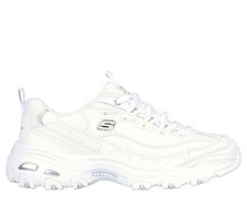 Skechers Women's D'Lites - Fresh Start Sneaker White/Silver - 11931-WSL, White/S