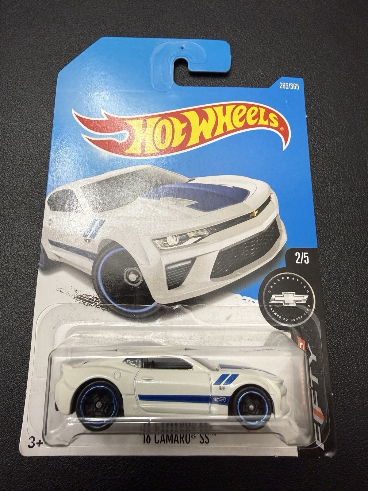 Hot Wheels 2017 Camaro Fifty - 16 Camaro SS (White) #265 New Factory Sealed Car