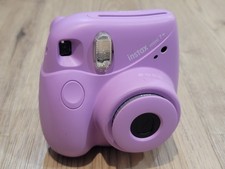Fujifilm Purle Instax Mini 7 Plus Instant Film Camera Tested Works