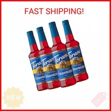 Torani Sugar Free Syrup, Strawberry, 25.4 Fl Oz, Pack of 4 