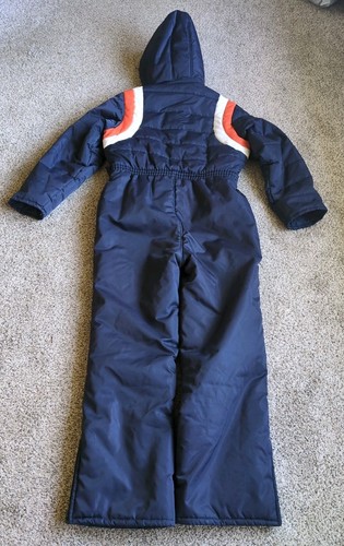 Fashioned Sportswear Boys XL(18), Men's S-RETRO Puffer Snowsuit- Navy Blue - Picture 2 of 19