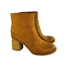 Kork-Ease Korks Destiny Women's Booties US 8 M Brown Heels Zip Boots