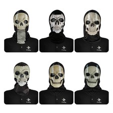 Call of Duty Skull Ghost Full Mask Cosplay Warzone Balaclava Skull Latex Mask