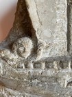Ancient 11th century limestone bas relief  carving of ship 24”x14”x7 Museum Qual — photo 2