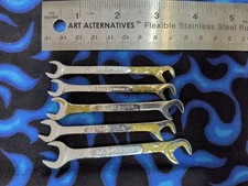 Snap On Tools C-65d Open End Offset 5 Piece Ignition Wrench Set Free Ship