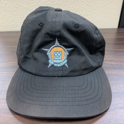 Vintage Toy Machine Skate Hat Robot SnapBack Cotton Black