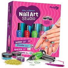 Nail Art Studio for Girls - Birthday Gift - Nail Polish Kit for Kids Ages 7-12