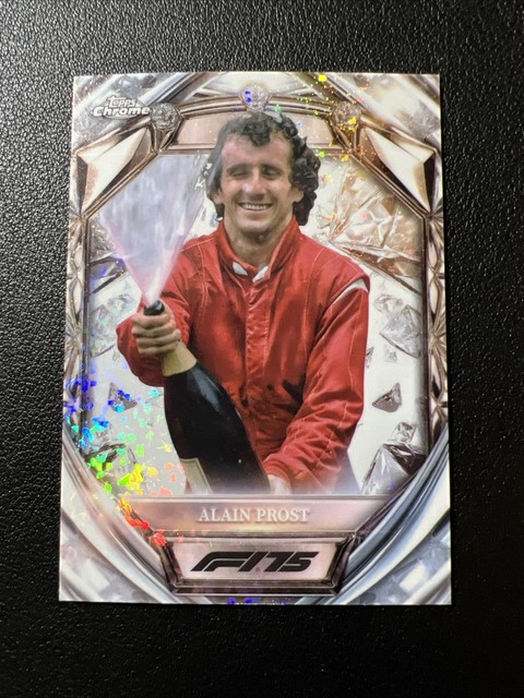 Alain Prost 2025 Topps Chrome Formula 1 Diamond 75th Anniversary