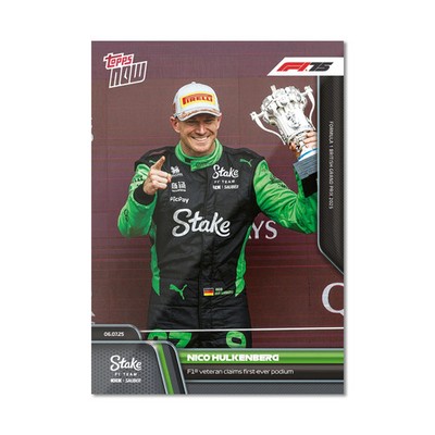 Topps Now Formula 1 2025 - Card 051 - Nico Hülkenberg - Stake