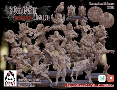 Dark Elf/Elfen Proxy Team - Fantasy Football - UGNI