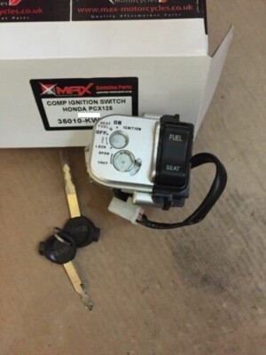 FITS HONDA PCX125/PCX 125 2012-13 IGNITION SWITCHKEY BARREL SET SEAT LOCK PETROL