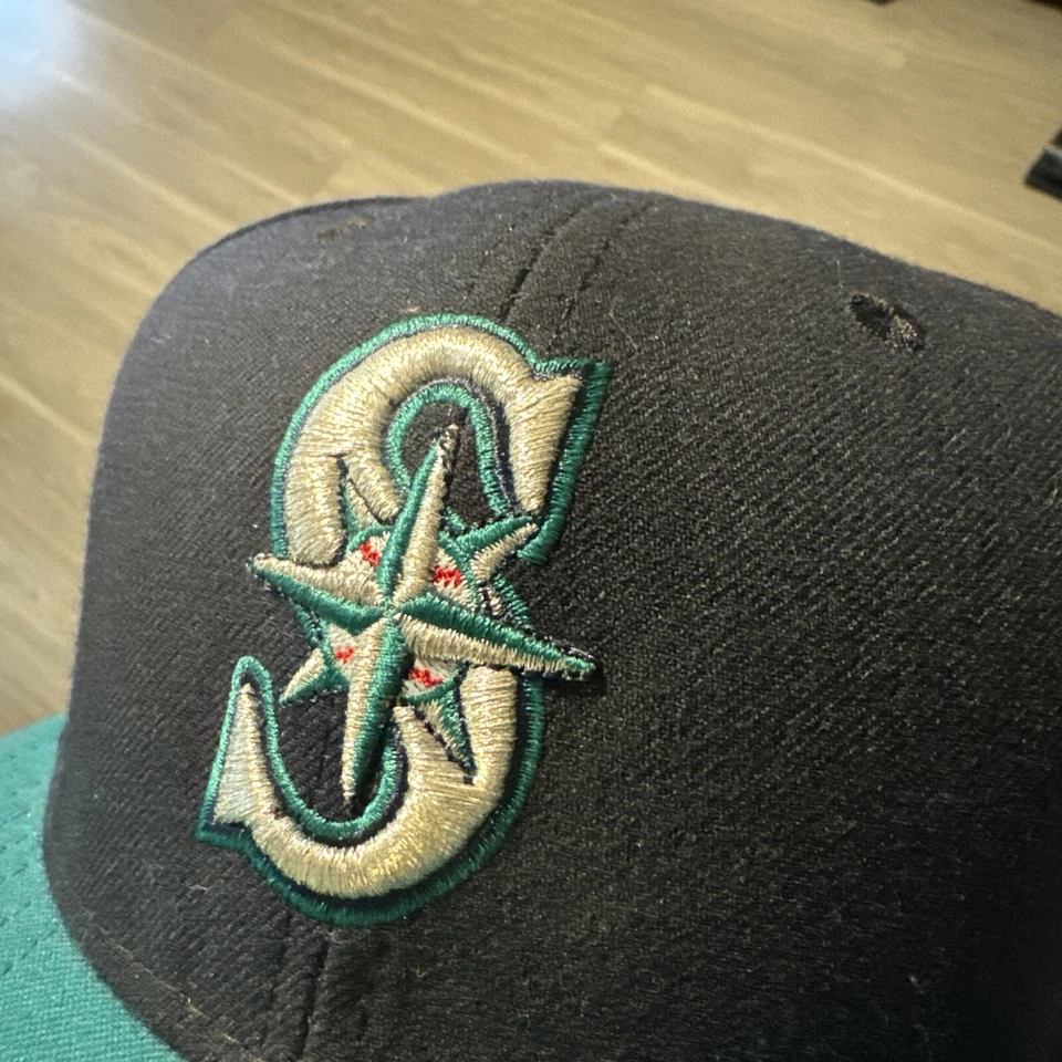 Seattle Mariners Ken Griffey Jr. Number Retirement New Era 5950 Hat 7 3/8 *NEW* - Image 3 of 4