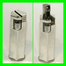 Uncommon 1945 Aluminum Block Hexagon Lighter By Emson B'port Conn. Rare Working 