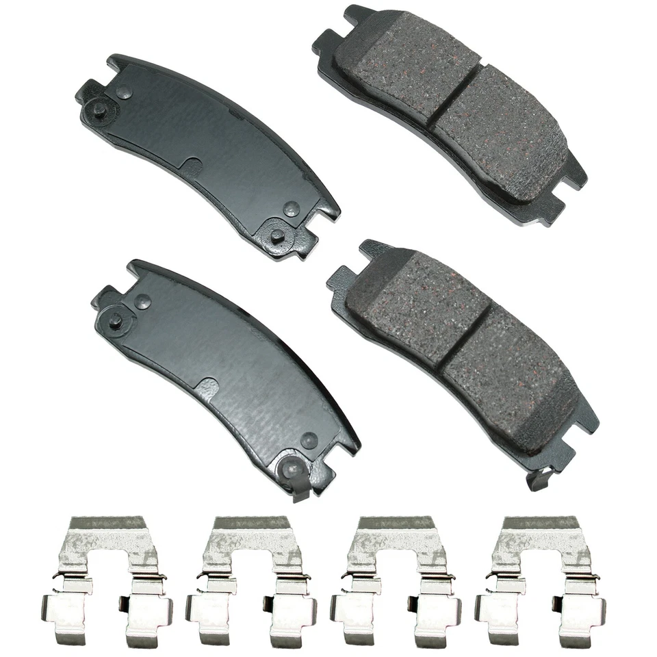 For 1997-2004 Buick Regal Disc Brake Pad Set Rear Akebono 1998 1999 2000 2001 - Image 1 of 1