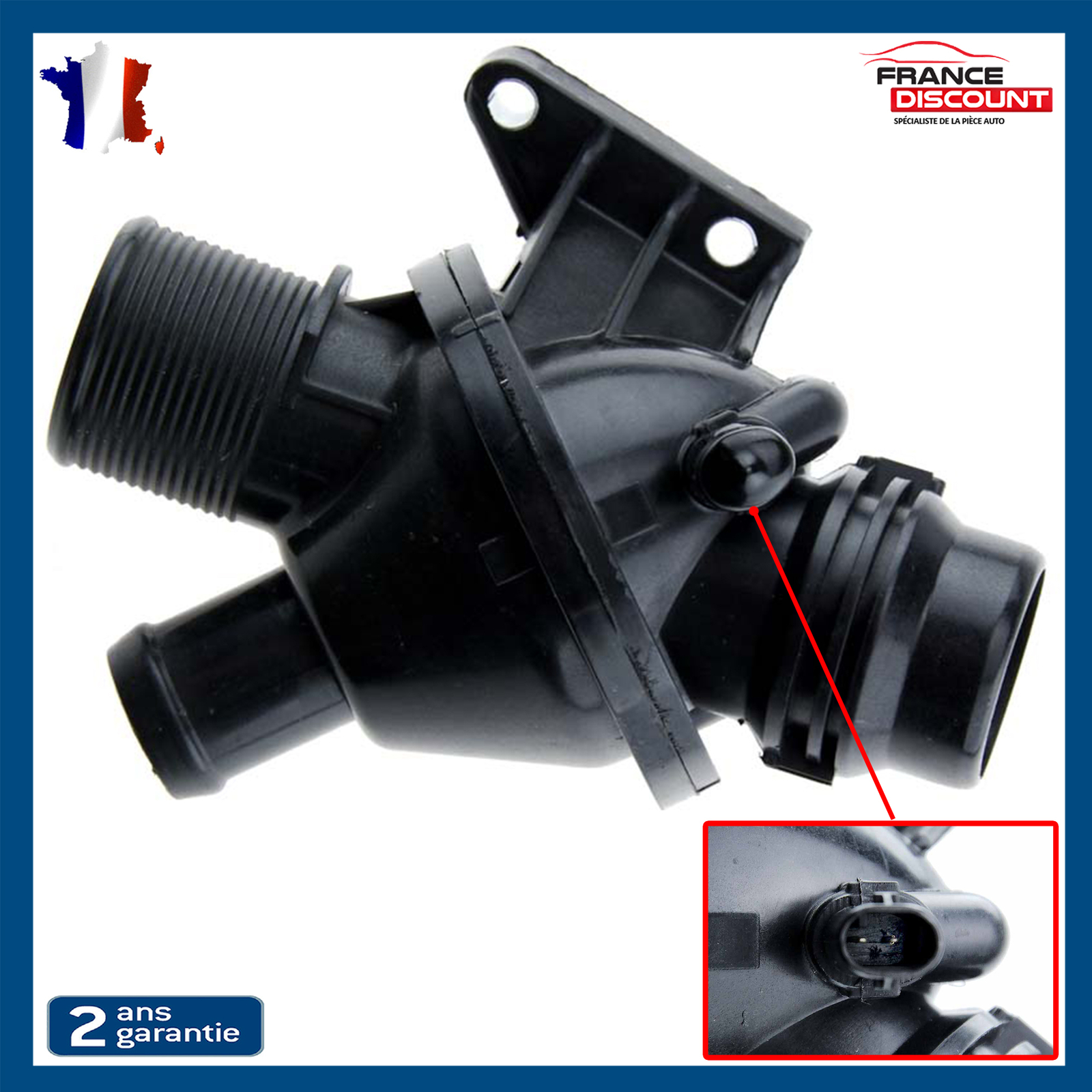 Boitier de thermostat d'eau 11538635689 pour moteurs BMW F20 F30 F10
