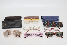 Huge Lot Eye Glasses 6 Pairs Vintage Glasses Frames Reading Retro Bundle Cases