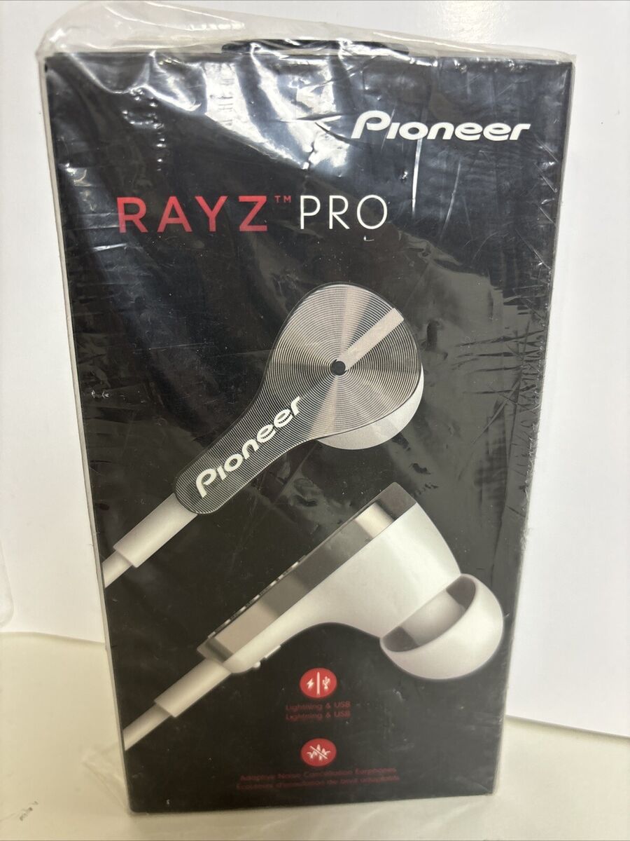 Pioneer RAYZ Pro Lightning-Powered Noise Canceling Earphone Pioneer RAYZ Pro Lightning-Powered Noise Canceling Earphone