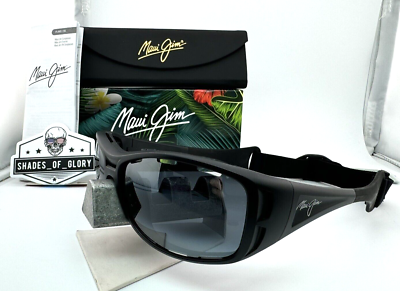 MAUI JIM WATERMAN MJ 410-2M MATTE BLACK W/ NEUTRAL GREY POLARIZED