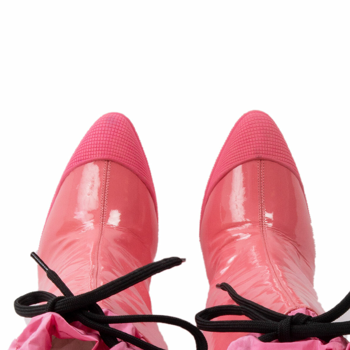 62820 auth MIU MIU pink patent leather Rain Boots Shoes 36 62820 auth MIU MIU pink patent leather Rain Boots Shoes 36